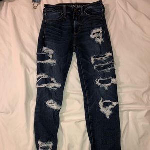 American eagle ripped jeans